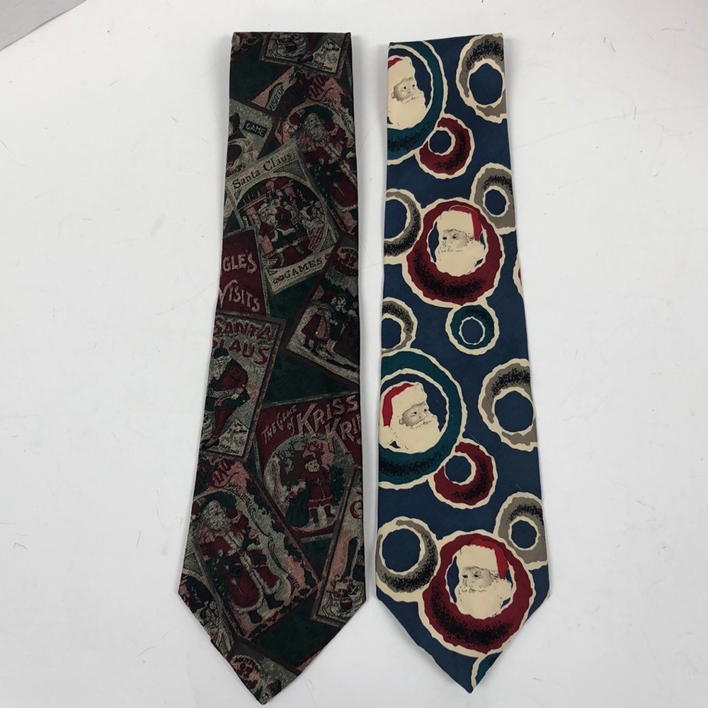 Set of two holiday ties